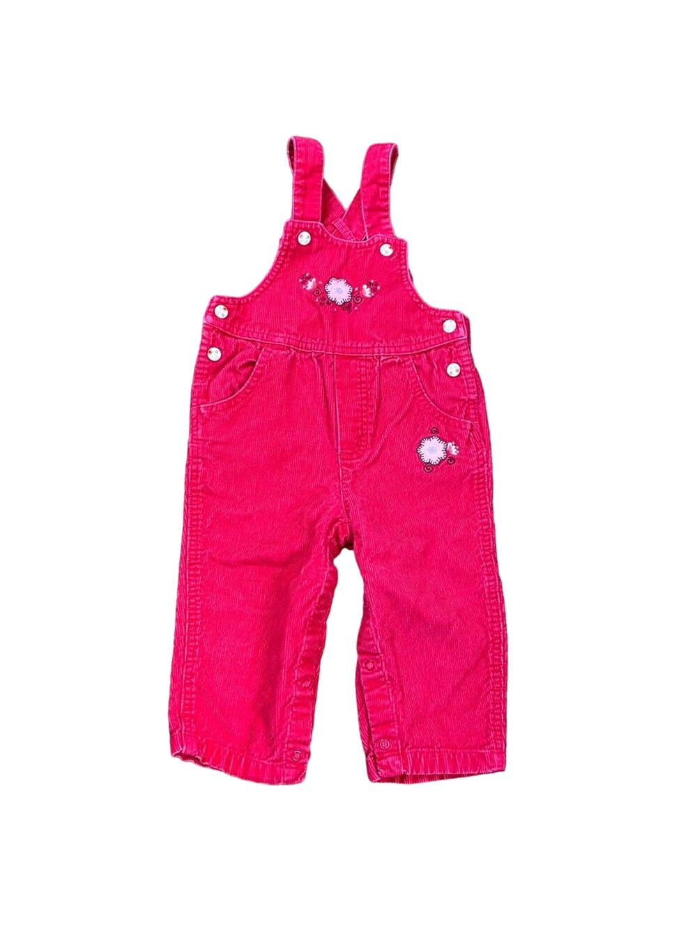 Covington Corduroy Overalls Hot Pink 18 Mos